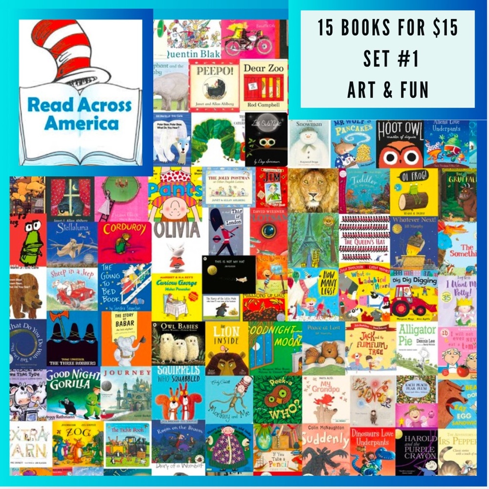 NWT: 15 Books For $15.00  Set# 5